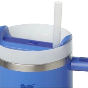 2pcs Drink Separator Silicone Liner For Stanley 40oz Tumbler - 2-in-1 Cup Insert With Lids, Easy Clean